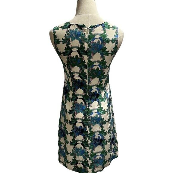 M Missoni Multicolor Blue Green Floral Silk Sleeveless Mini Dress 36/US 6/Small - Picture 2 of 15